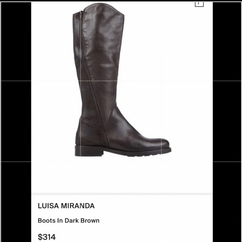 LUISA MIRANDA ITALIA Chunky Lug Sole Harness Slouch Biker Moto Boots, Size 36 6 - Picture 10 of 11